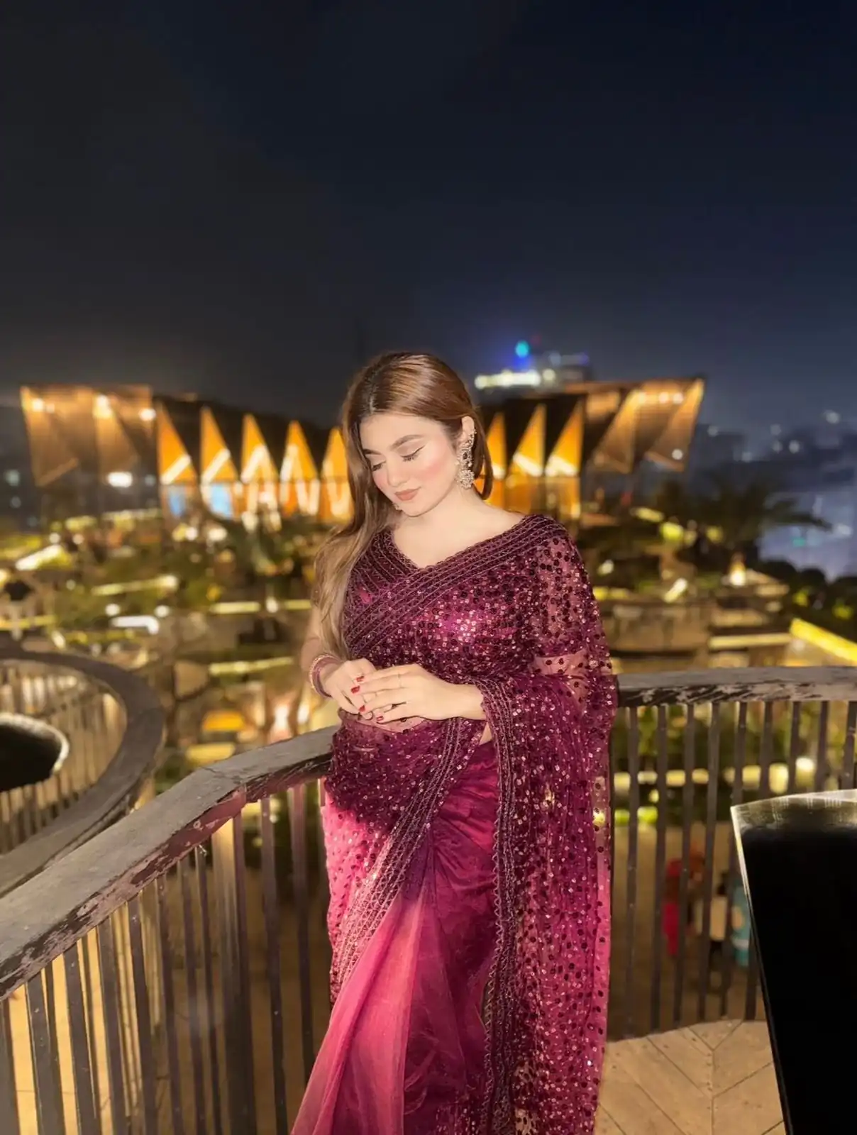 FB L307 Wine Sequins Work Saree in Wine Net. Available at ₹2599 only. Wedding, Party, Festive, Events, Delivery 4-6 Working Days. Shop now. | Bollywood Sarees, Creative Sarees, Designer Sarees, Embroidered Sarees, Ethnic Saree, Modern Digital sarees, Party Wear Sarees, Sarees