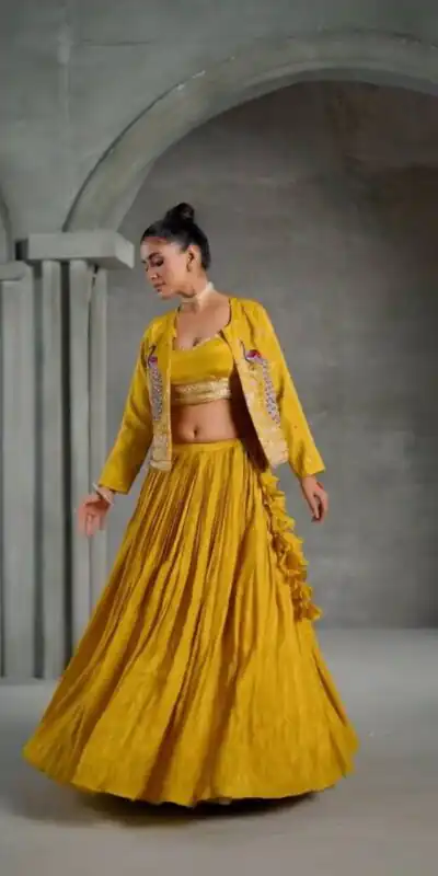 PC 495  Yellow Color Chinon silk Lehenga Choli with Cut Work. Special Online Price ₹2499. Delivery 4-6 Working Days. Shop now. | Bollywood Lehenga, Creative Lehenga, Designer Lehenga, Embroidered Lehenga, Lehenga, Party Wear Lehenga