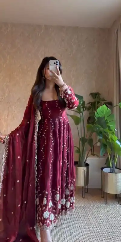 RTC 5953 Maroon Fendy Silk Salwar Suit Sequence Work with Designer Work. Introductory Price ₹2499. Delivery 4-6 Working Days. Shop now. | Jump Suits, Straight Suits, Casual Suits, Creative suits, Designer Suits, Palazzo Suits, Party Wear Suits, Patiala Suits, Salwar suit