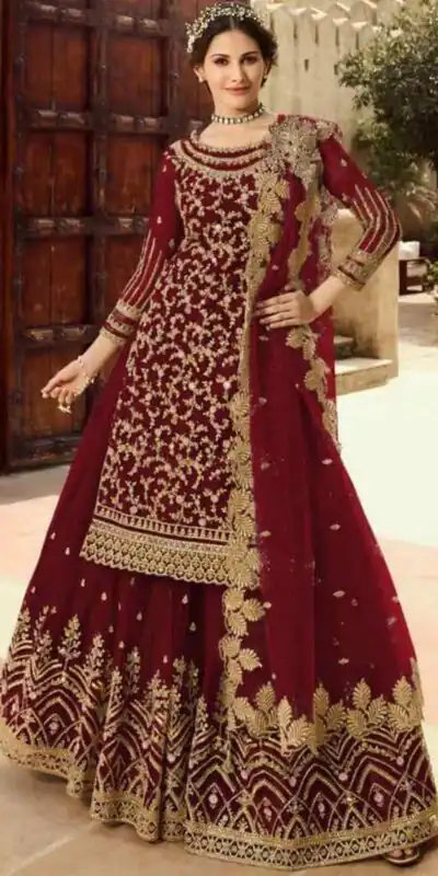 DS 15030 Maroon Soft Net Salwar Suit Perfect for Wedding, Party, Baisakhi, Makar Sankranti, Pongal – . Special Price ₹2649. Delivery 4-6 Working | Jump Suits, Straight Suits, Casual Suits, Creative suits, Designer Suits, Palazzo Suits, Party Wear Suits, Patiala Suits, Salwar suit