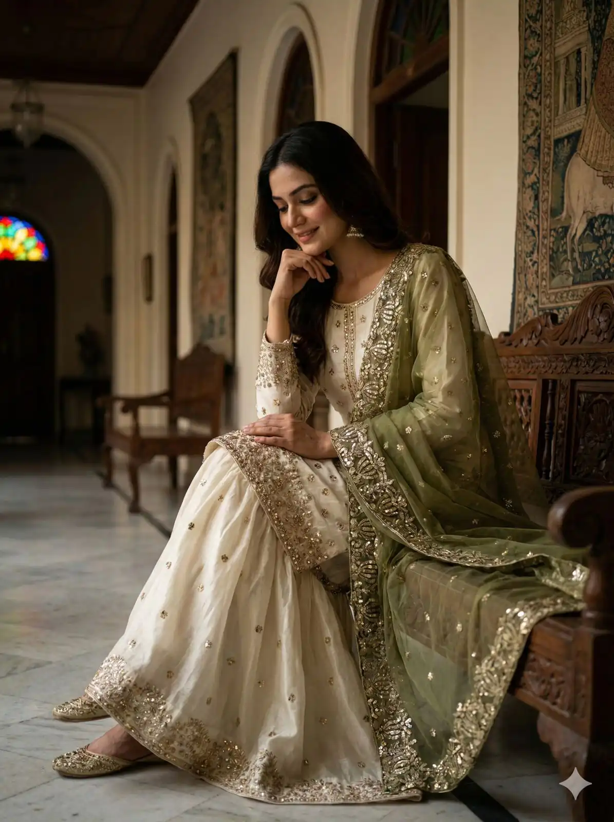 JF 041 Mehendi Fendy Silk Salwar Suitwith Embroidery Work & Lace Work. Now at just ₹2149. Delivery 4-6 Working Days. Shop now. | Jump Suits, Straight Suits, Casual Suits, Creative suits, Designer Suits, Palazzo Suits, Party Wear Suits, Patiala Suits, Salwar suit