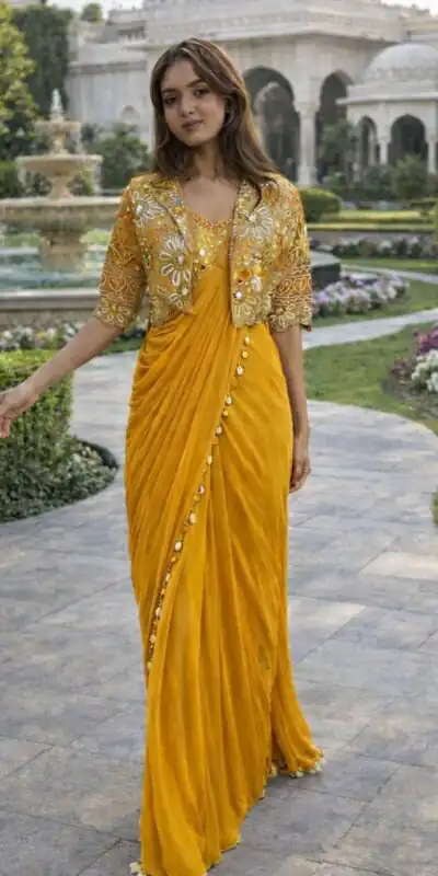 BB 59 Mustered Crep Silk Saree. Perfect for Wedding, Party, Pongal, Reception, Housewarming – Introductory Price ₹2399. Delivery 4-6 Working | Bollywood Sarees, Creative Sarees, Designer Sarees, Embroidered Sarees, Ethnic Saree, Modern Digital sarees, Party Wear Sarees, Sarees