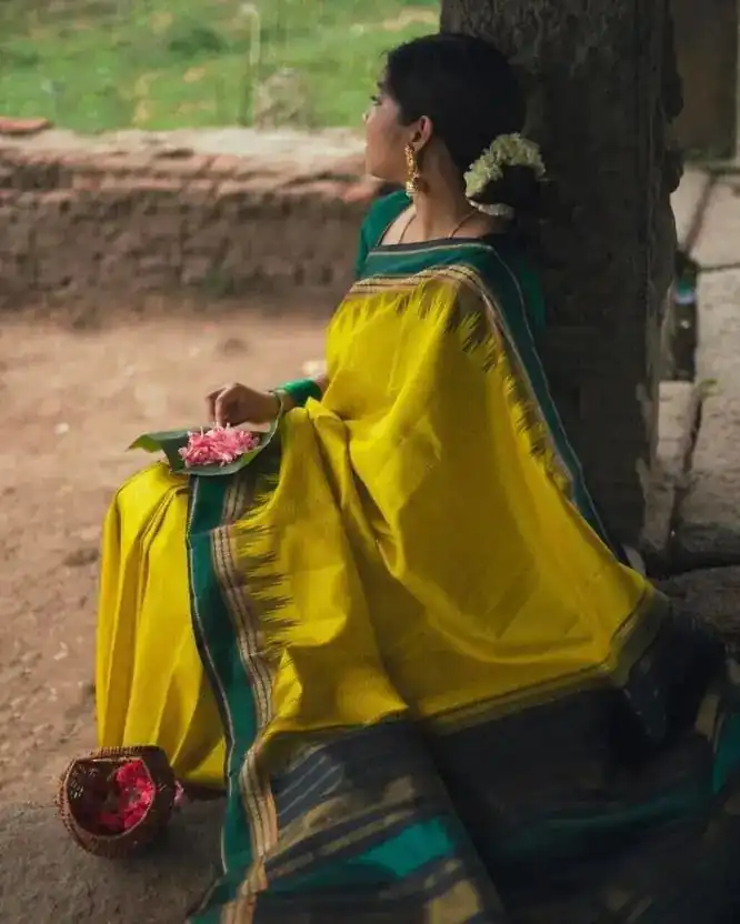 KPR 249 Mustered Color Soft Lichi Silk Saree with Lace Border & Lace Work. Best Price ₹1449. Delivery 4-6 Working Days. Shop now. | Bollywood Sarees, Creative Sarees, Designer Sarees, Embroidered Sarees, Ethnic Saree, Modern Digital sarees, Party Wear Sarees, Sarees