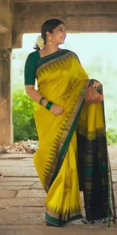 KPR 249 Mustered Color Soft Lichi Silk Saree with Lace Border & Lace Work. Best Price ₹1449. Delivery 4-6 Working Days. Shop now. | Bollywood Sarees, Creative Sarees, Designer Sarees, Embroidered Sarees, Ethnic Saree, Modern Digital sarees, Party Wear Sarees, Sarees