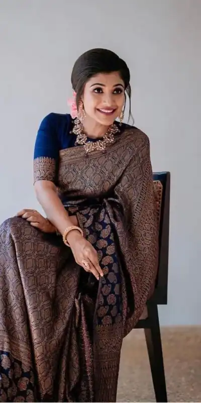 KP 4063 Navy Blue Soft Lichi Silk Saree with Lace Work & Lace Border. Affordable Price ₹1349. Delivery 4-6 Working Days. Shop now. | Bollywood Sarees, Creative Sarees, Designer Sarees, Embroidered Sarees, Ethnic Saree, Modern Digital sarees, Party Wear Sarees, Sarees