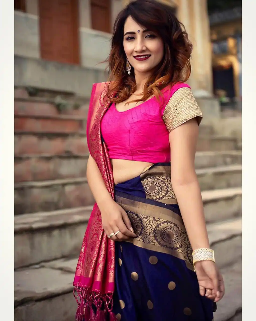 KPR 088 Navy Blue Color Soft Lichi Silk Saree with Lace Border & Lace Work. Best Price ₹1449. Delivery 4-6 Working Days. Shop now. | Bollywood Sarees, Creative Sarees, Designer Sarees, Embroidered Sarees, Ethnic Saree, Modern Digital sarees, Party Wear Sarees, Sarees