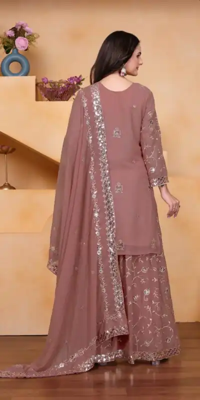 FE 99 Onion Color Fox Georgette Salwar Suit with Embroidery Work. Online Now at just ₹2549. Delivery 4-6 Working Days. Shop now. | Jump Suits, Straight Suits, Casual Suits, Creative suits, Designer Suits, Palazzo Suits, Party Wear Suits, Patiala Suits, Salwar suit