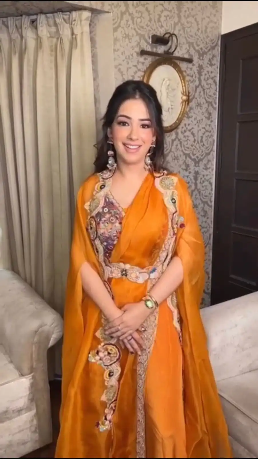 BD 1503 Orange in Orange Georgett Embroidery Work & Sequins Work Salwar Suit e. Exclusive Offer ₹1949. Delivery 4-6 Working Days. Shop now. | Jump Suits, Straight Suits, Casual Suits, Creative suits, Designer Suits, Palazzo Suits, Party Wear Suits, Patiala Suits, Salwar suit