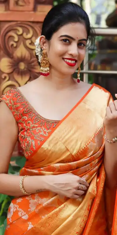 ES 8258 Orange Color Soft Lichi Silk Saree with Lace Border & Lace Work. Best Price ₹1449. Delivery 4-6 Working Days. Shop now. | Bollywood Sarees, Creative Sarees, Designer Sarees, Embroidered Sarees, Ethnic Saree, Modern Digital sarees, Party Wear Sarees, Sarees