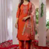 DIVA 111 Orange Viscose Silk Salwar Suit with Thread Embroidery Work. Best Price ₹2049. Delivery 4-6 Working Days. Shop now. | Jump Suits, Straight Suits, Casual Suits, Creative suits, Designer Suits, Palazzo Suits, Party Wear Suits, Patiala Suits, Salwar suit