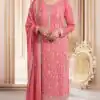 DSV 68461 Peach in Chinon Zari Work & Embroidery Work Salwar Suit . Grab it for ₹2149. Delivery 4-6 Working Days. Shop now. | Jump Suits, Straight Suits, Casual Suits, Creative suits, Designer Suits, Palazzo Suits, Party Wear Suits, Patiala Suits, Salwar suit