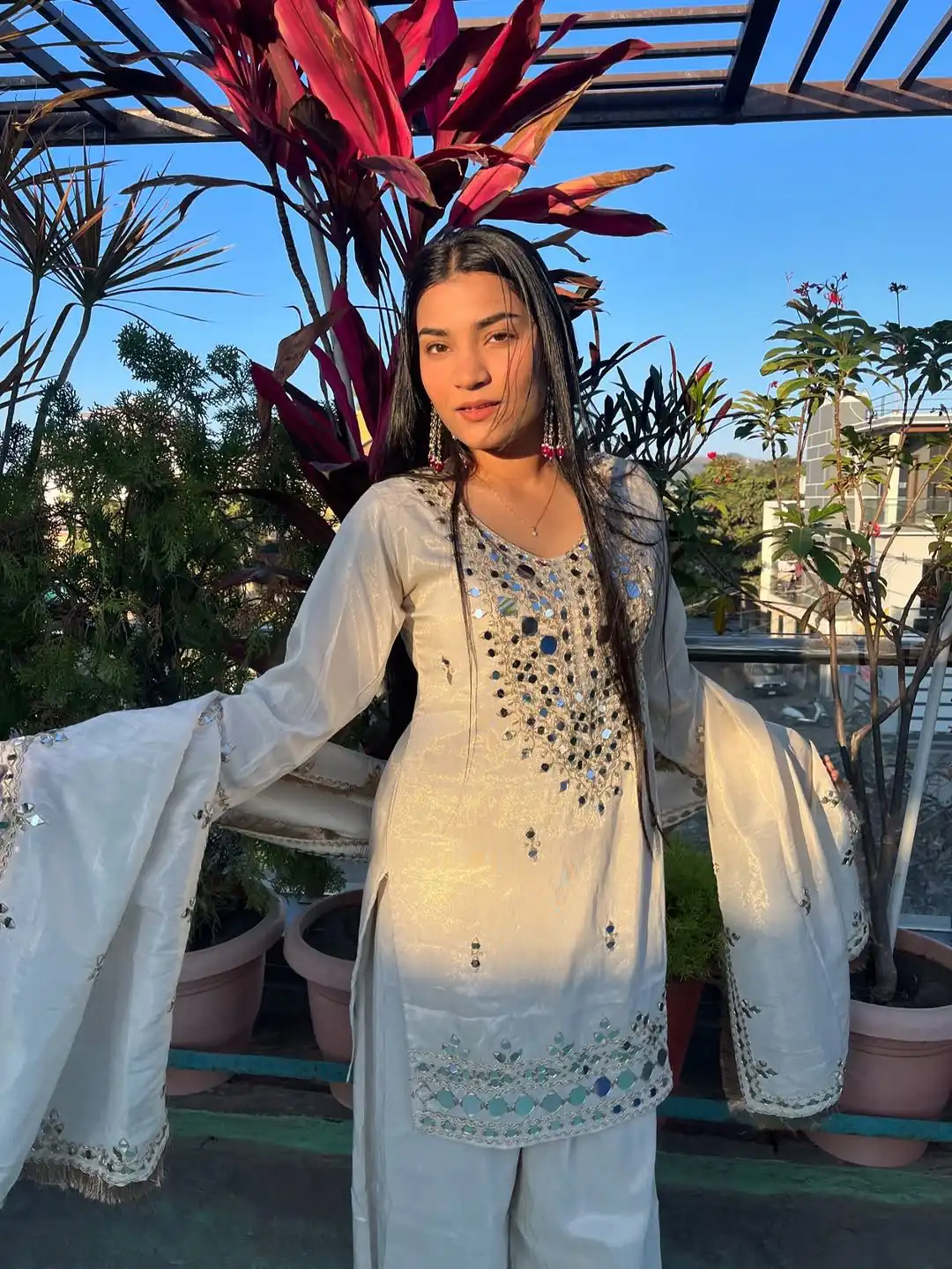 BE 328 Off White Faux Georgette Salwar Suit Perfect for Wedding, Party, Family Gatherings, Sangeet, Housewarming – . Affordable Price ₹2049. Days | Jump Suits, Straight Suits, Casual Suits, Creative suits, Designer Suits, Palazzo Suits, Party Wear Suits, Patiala Suits, Salwar suit