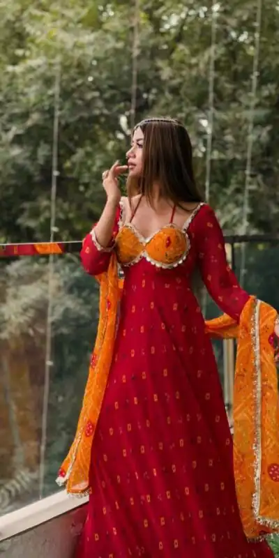 RTC 5984 Red Faux Georgette Salwar Suit Perfect for Wedding, Party, Family Gatherings, Sangeet, Housewarming – . Affordable Price ₹2449. Days | Jump Suits, Straight Suits, Casual Suits, Creative suits, Designer Suits, Palazzo Suits, Party Wear Suits, Patiala Suits, Salwar suit