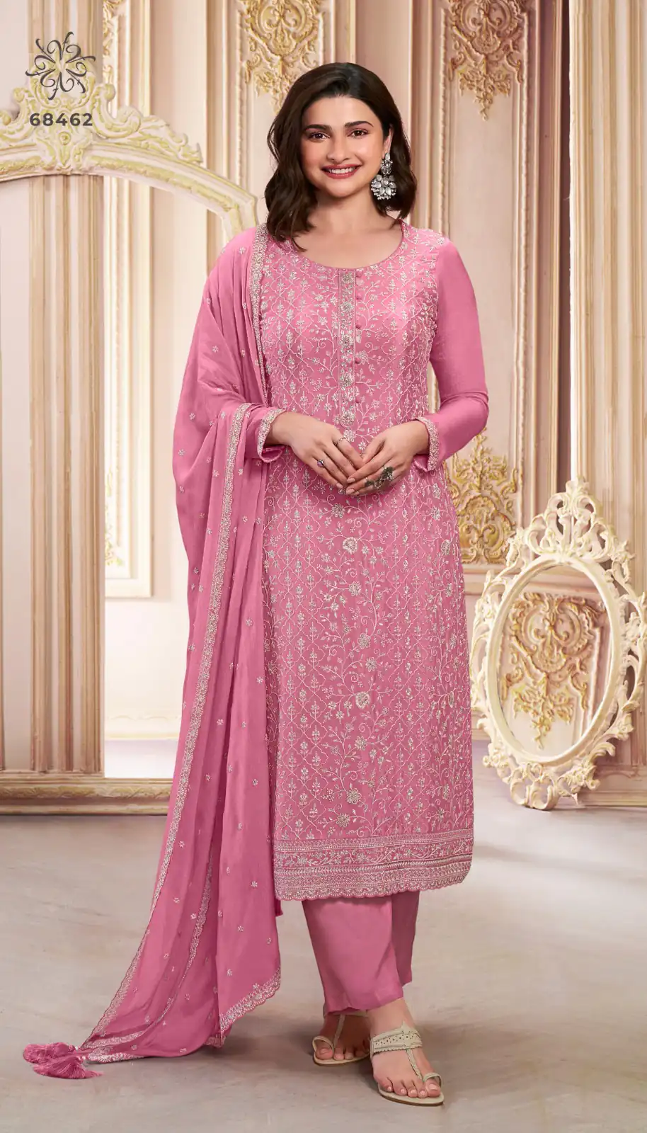 DSV 68461 Pink in Chinon Zari Work & Embroidery Work Salwar Suit . Grab it for ₹2149. Delivery 4-6 Working Days. Shop now. | Jump Suits, Straight Suits, Tops & Bottoms, Track Suits, Trendy Wear, Casual Suits, Creative suits, Designer Suits, Palazzo Suits, Party Wear Suits, Patiala Suits, Salwar suit