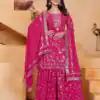 FE 99 Pink Color Fox Georgette Salwar Suit with Embroidery Work. Online Now at just ₹2549. Delivery 4-6 Working Days. Shop now. | Jump Suits, Straight Suits, Casual Suits, Creative suits, Designer Suits, Palazzo Suits, Party Wear Suits, Patiala Suits, Salwar suit