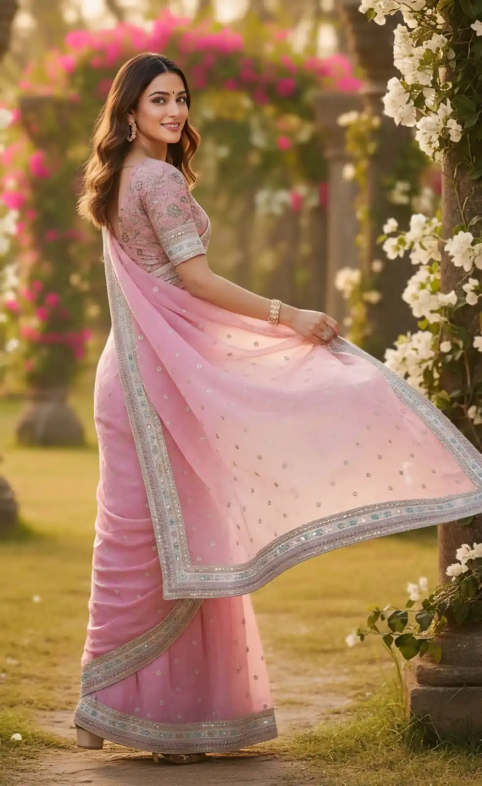 SC 1018 Pink Soft Organza Silk Saree with Lace Work & Embroidery Work. Festive Deal ₹2099. Delivery 4-6 Working Days. Shop now. | Bollywood Sarees, Creative Sarees, Designer Sarees, Embroidered Sarees, Ethnic Saree, Modern Digital sarees, Party Wear Sarees, Sarees