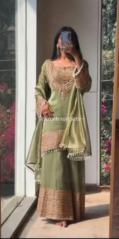 SR 1705 Pista Pista Fendy Silk Salwar Suit Perfect for Wedding, Party, Cultural Events, Sangeet, Housewarming – . Grab it for ₹2449. Delivery 4-6 Working Da | Jump Suits, Straight Suits, Casual Suits, Creative suits, Designer Suits, Palazzo Suits, Party Wear Suits, Patiala Suits, Salwar suit
