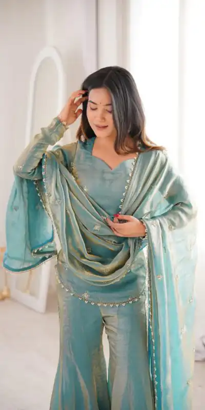 ZSR 3159 Pista Fendy Silk Salwar Suitwith Embroidery Work & Lace Work. Now at just ₹2049. Delivery 4-6 Working Days. Shop now. | Jump Suits, Straight Suits, Casual Suits, Creative suits, Designer Suits, Palazzo Suits, Party Wear Suits, Patiala Suits, Salwar suit