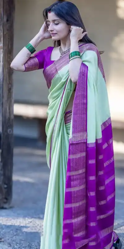 KPR 280 Pista Color Soft Lichi Silk Saree with Lace Border & Lace Work. Best Price ₹1449. Delivery 4-6 Working Days. Shop now. | Bollywood Sarees, Creative Sarees, Designer Sarees, Embroidered Sarees, Ethnic Saree, Modern Digital sarees, Party Wear Sarees, Sarees