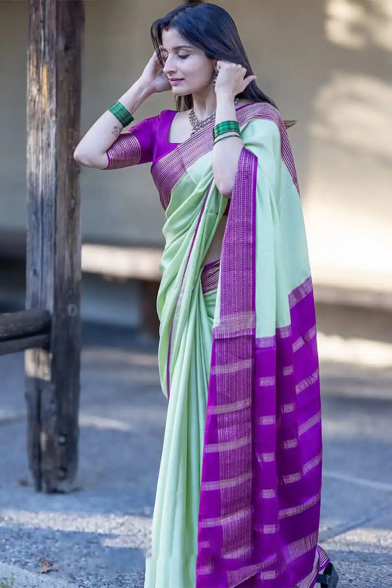 KPR 280 Pista Color Soft Lichi Silk Saree with Lace Border & Lace Work. Best Price ₹1449. Delivery 4-6 Working Days. Shop now. | Bollywood Sarees, Creative Sarees, Designer Sarees, Embroidered Sarees, Ethnic Saree, Modern Digital sarees, Party Wear Sarees, Sarees