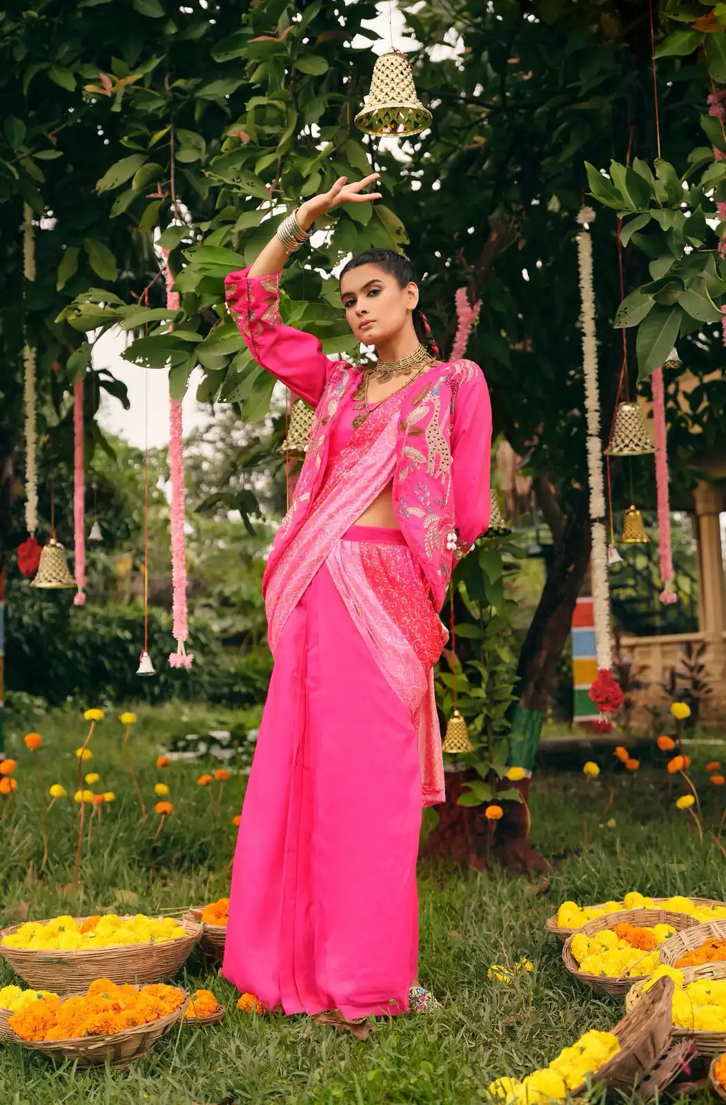 RR 34 Pink Shimmer Saree Perfect for Wedding, Party, Cultural Events, Durga Puja, Reception – . Best Price ₹2049. Delivery 4-6 Working Days. Shop now. | Bollywood Sarees, Creative Sarees, Designer Sarees, Embroidered Sarees, Ethnic Saree, Modern Digital sarees, Party Wear Sarees, Sarees