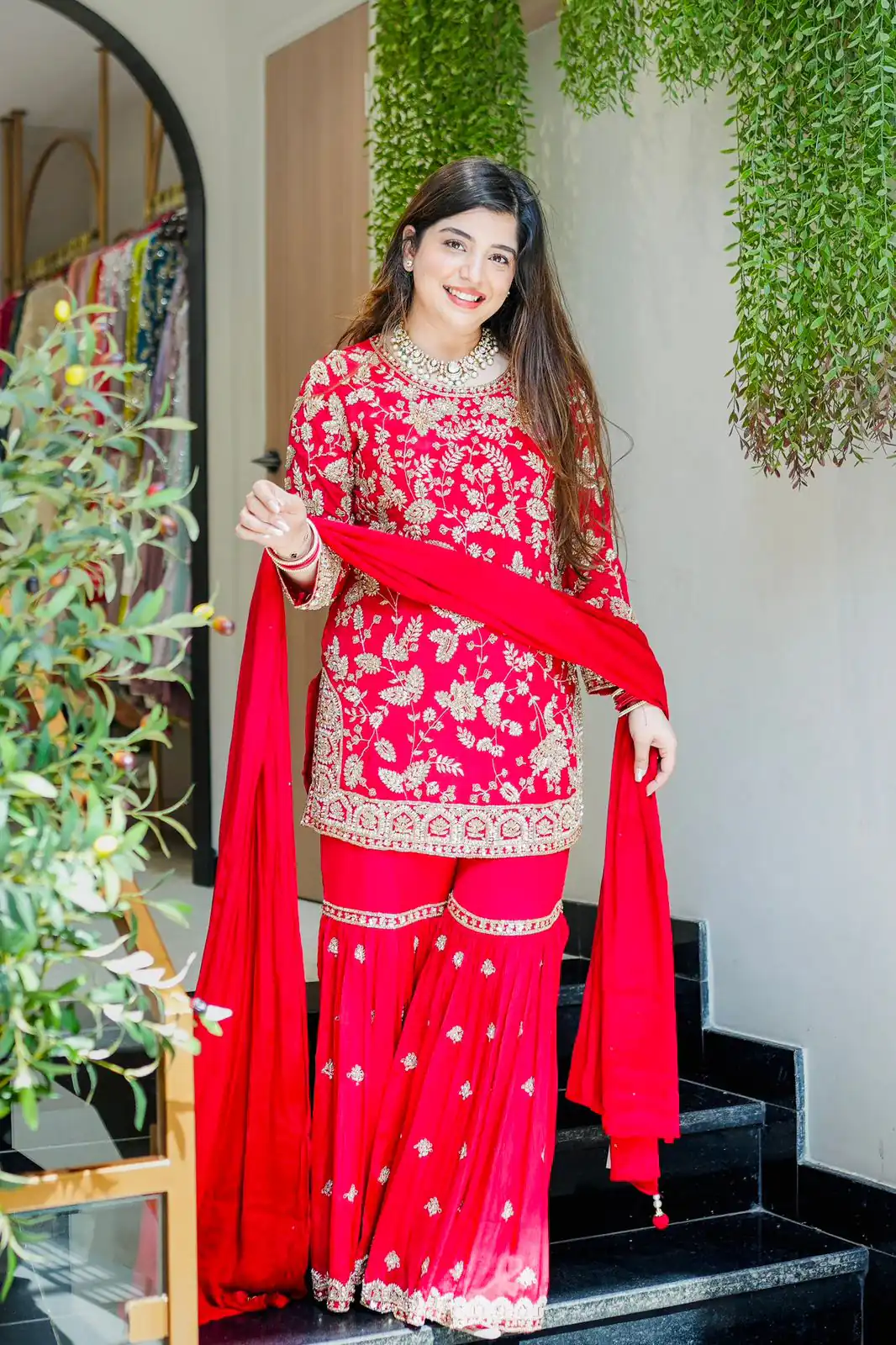 SRK 5302 Red Color Georgette Salwar Suit with Embroidery Work. online Get it for ₹1899. Delivery 4-6 Working Days. Shop now. | Jump Suits, Straight Suits, Casual Suits, Creative suits, Designer Suits, Palazzo Suits, Party Wear Suits, Patiala Suits, Salwar suit