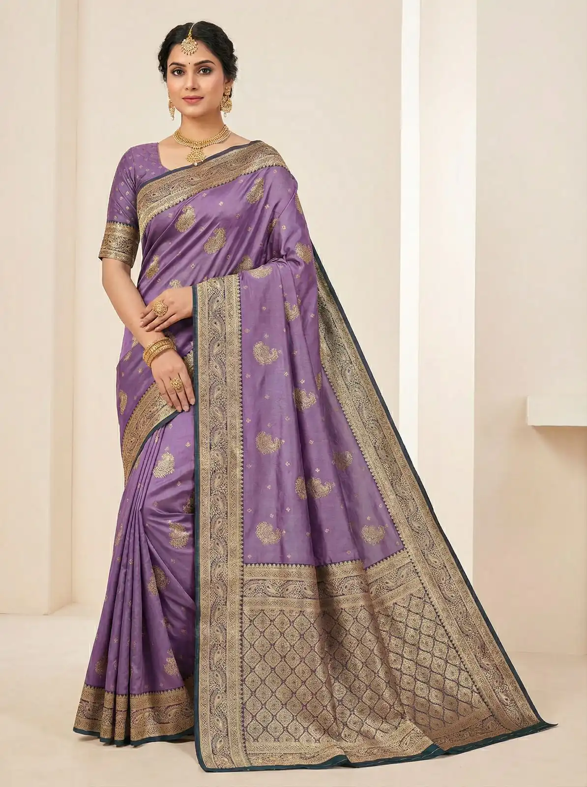 MB 13 Purple Color Smooth Satin Gold Butta Zari Work Saree. Online Special Price ₹2149. Delivery 4-6 Working Days. Shop now. | Bollywood Sarees, Creative Sarees, Designer Sarees, Embroidered Sarees, Ethnic Saree, Modern Digital sarees, Party Wear Sarees, Sarees