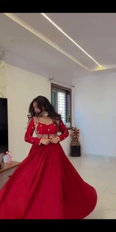 RTC 5950 Red Red Chinon Salwar Suit with Mirror Work & Lace Work. Grab it for ₹1999. Delivery 4-6 Working Days. Shop now. | Jump Suits, Straight Suits, Casual Suits, Creative suits, Designer Suits, Palazzo Suits, Party Wear Suits, Patiala Suits, Salwar suit