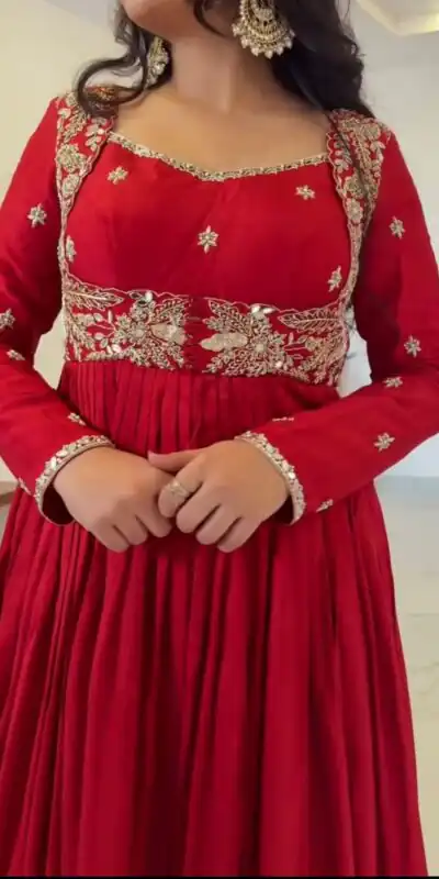 RTC 5950 Red Red Chinon Salwar Suit with Mirror Work & Lace Work. Grab it for ₹1999. Delivery 4-6 Working Days. Shop now. | Jump Suits, Straight Suits, Casual Suits, Creative suits, Designer Suits, Palazzo Suits, Party Wear Suits, Patiala Suits, Salwar suit