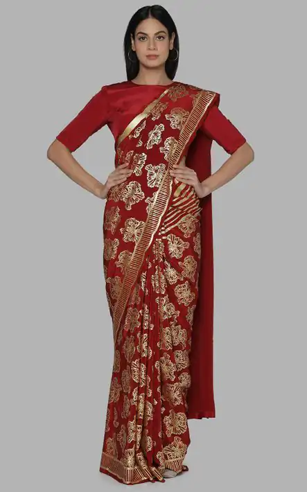 KT 148 Red Color Dolla Silk Foil Printed Saree Designer Work. Online Best Price ₹1474. Delivery 4-6 Working Days. Shop now. | Bollywood Sarees, Creative Sarees, Designer Sarees, Embroidered Sarees, Ethnic Saree, Modern Digital sarees, Party Wear Sarees, Sarees