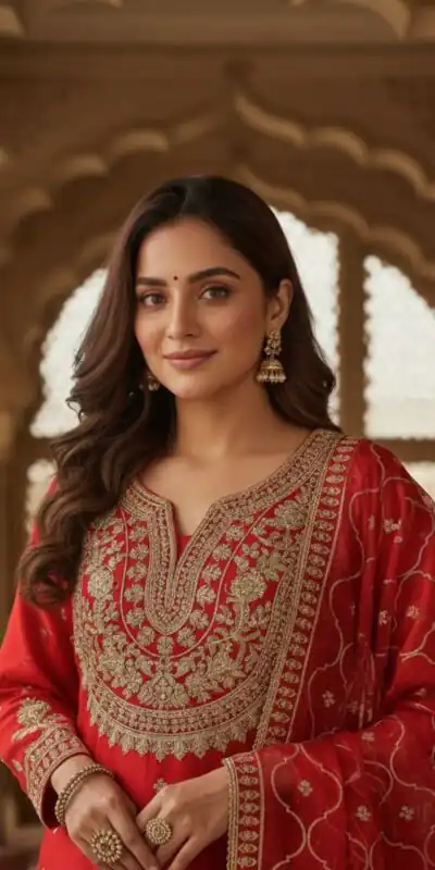 LG 2068 Red Salwar Suit Perfect for Wedding, Party, Baisakhi, Haldi, Ethnic Day –. Special Price ₹2149. Delivery 4-6 Working Days. Shop now. | Jump Suits, Straight Suits, Casual Suits, Creative suits, Designer Suits, Palazzo Suits, Party Wear Suits, Patiala Suits, Salwar suit