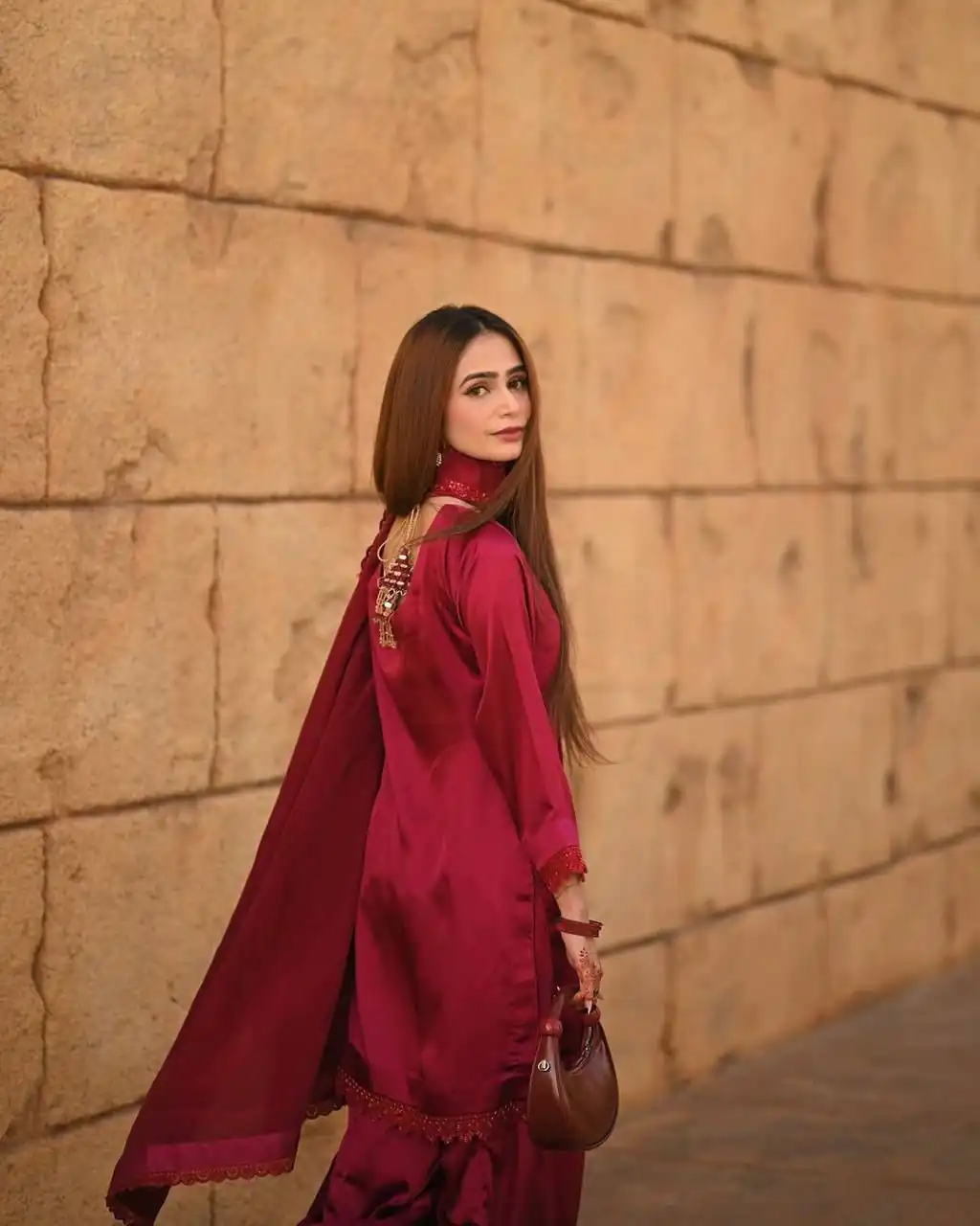 LG 1947 Red in French Crape. Lace Work & Embroidery Work Salwar Suit Grab it for ₹1699. Delivery 4-6 Working Days. Shop now. | Jump Suits, Straight Suits, Casual Suits, Creative suits, Designer Suits, Palazzo Suits, Party Wear Suits, Patiala Suits, Salwar suit