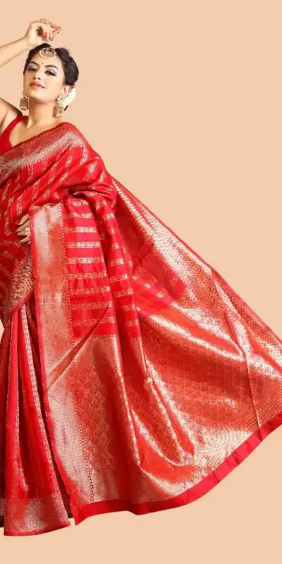 KPR 031 Red Color Soft Lichi Silk Saree with Lace Border & Lace Work. Best Price ₹1349. Delivery 4-6 Working Days. Shop now. | Bollywood Sarees, Creative Sarees, Designer Sarees, Embroidered Sarees, Ethnic Saree, Modern Digital sarees, Party Wear Sarees, Sarees