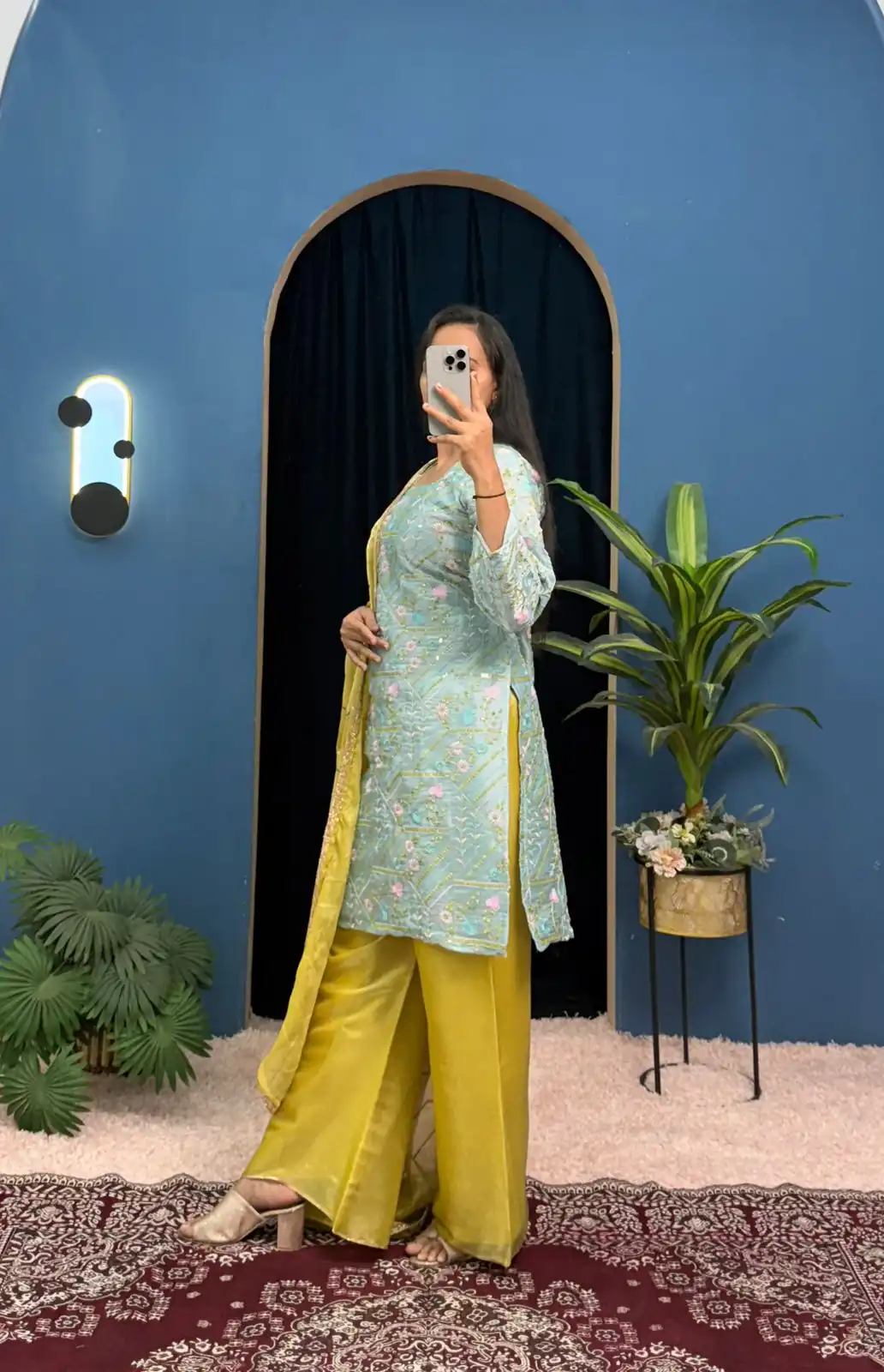ST 1099 Sky Blue Zimmy Silk Salwar Suit Perfect for Wedding, Party, Karwa Chauth, Haldi, Eid – . Special Price ₹2449. Delivery 4-6 Working Days. Shop no | Jump Suits, Straight Suits, Casual Suits, Creative suits, Designer Suits, Palazzo Suits, Party Wear Suits, Patiala Suits, Salwar suit