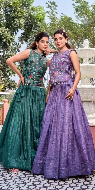 Ram 166 Lavender Gold Crush Lehenga Choli Perfect for Wedding, Party, Ethnic Day, Karwa Chauth, Sangeet – . Special Price ₹2549. Delivery 4-6 Working Days. | Bollywood Lehenga, Creative Lehenga, Designer Lehenga, Embroidered Lehenga, Lehenga, Party Wear Lehenga