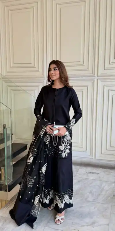 AD 202 Black in Color Natural Crepe Embroidery Work Salwar Suit . Affordable Price ₹1849. Delivery 4-6 Working Days. Shop now. | Jump Suits, Straight Suits, Casual Suits, Creative suits, Designer Suits, Palazzo Suits, Party Wear Suits, Patiala Suits, Salwar suit