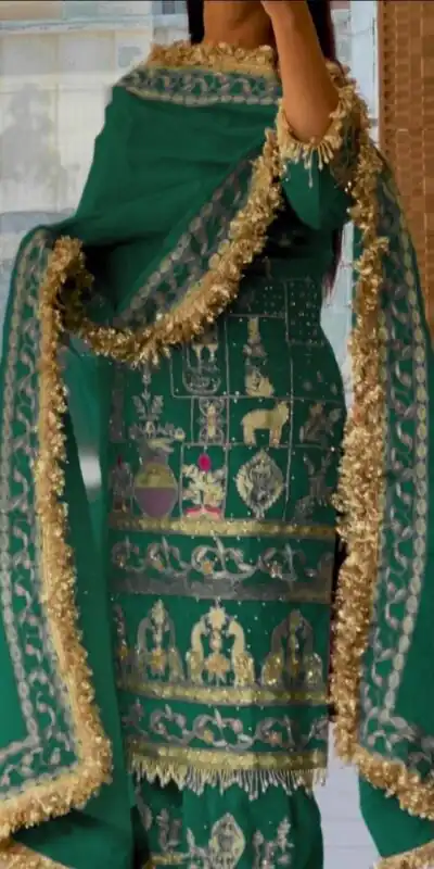 NF 1247 Green in Color Natural Crepe Embroidery Work Salwar Suit . Affordable Price ₹2599. Delivery 4-6 Working Days. Shop now. | Jump Suits, Straight Suits, Casual Suits, Creative suits, Designer Suits, Palazzo Suits, Party Wear Suits, Patiala Suits, Salwar suit