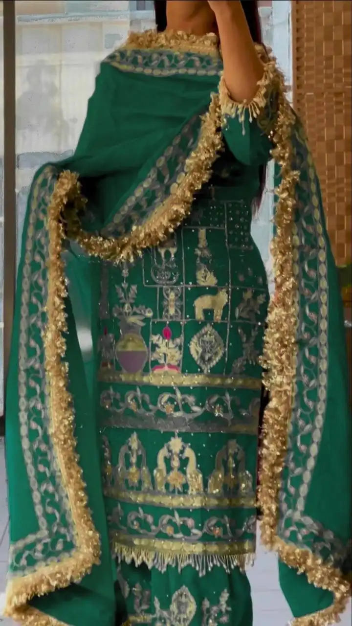 NF 1247 Green in Color Natural Crepe Embroidery Work Salwar Suit . Affordable Price ₹2599. Delivery 4-6 Working Days. Shop now. | Jump Suits, Straight Suits, Casual Suits, Creative suits, Designer Suits, Palazzo Suits, Party Wear Suits, Patiala Suits, Salwar suit