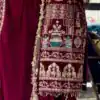 NF 1247 Maroon in Color Natural Crepe Embroidery Work Salwar Suit . Affordable Price ₹2599. Delivery 4-6 Working Days. Shop now. | Jump Suits, Straight Suits, Casual Suits, Creative suits, Designer Suits, Palazzo Suits, Party Wear Suits, Patiala Suits, Salwar suit