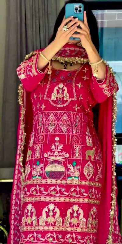 NF 1247 Pink in Color Natural Crepe Embroidery Work Salwar Suit . Affordable Price ₹2599. Delivery 4-6 Working Days. Shop now. | Jump Suits, Straight Suits, Casual Suits, Creative suits, Designer Suits, Palazzo Suits, Party Wear Suits, Patiala Suits, Salwar suit