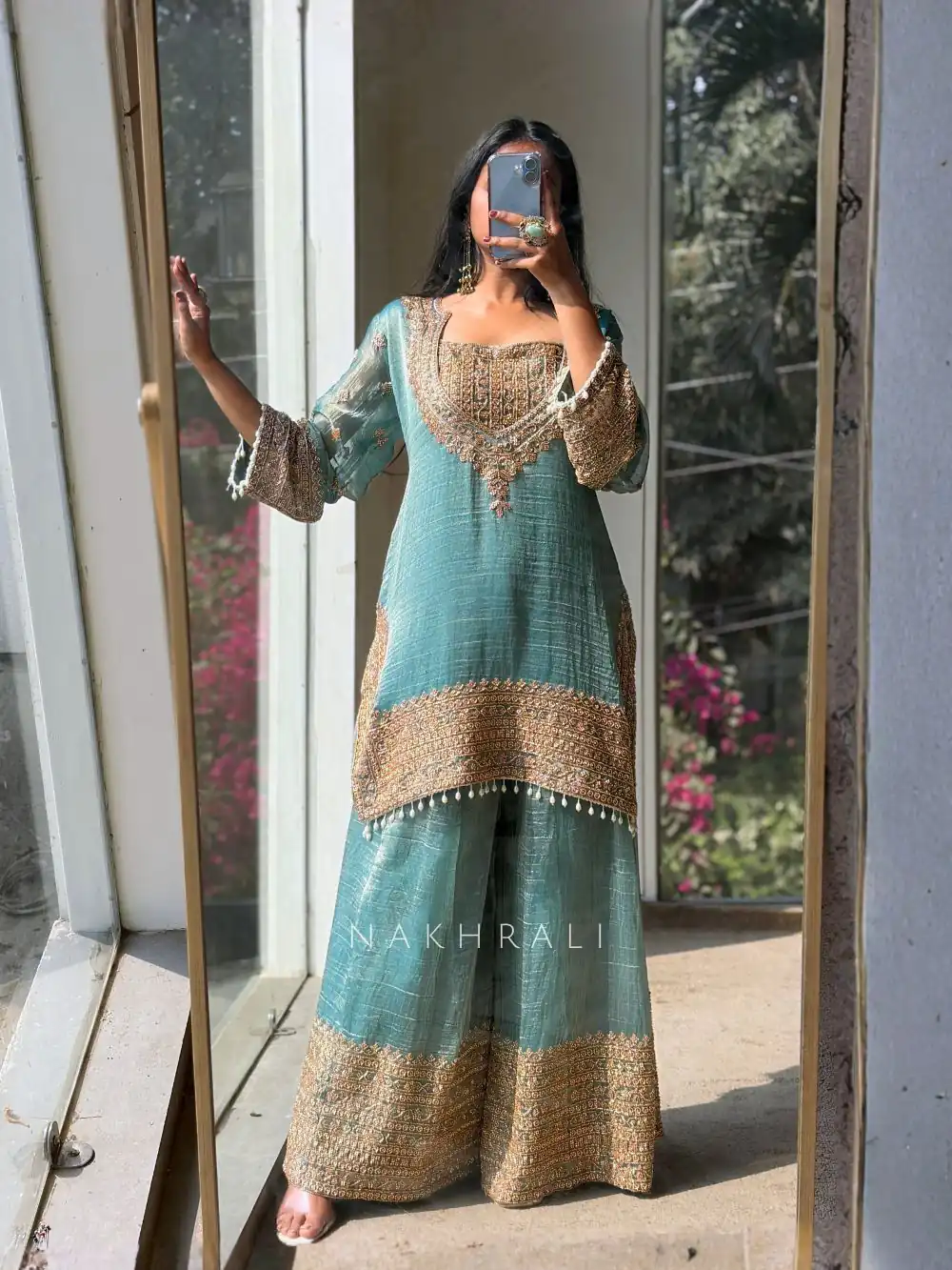 VLM 324 Firozi Fendy Silk Salwar Suit Perfect for Wedding, Party, Cultural Events, Sangeet, Housewarming – . Grab it for ₹2449. Delivery 4-6 Working Days | Jump Suits, Straight Suits, Casual Suits, Creative suits, Designer Suits, Palazzo Suits, Party Wear Suits, Patiala Suits, Salwar suit