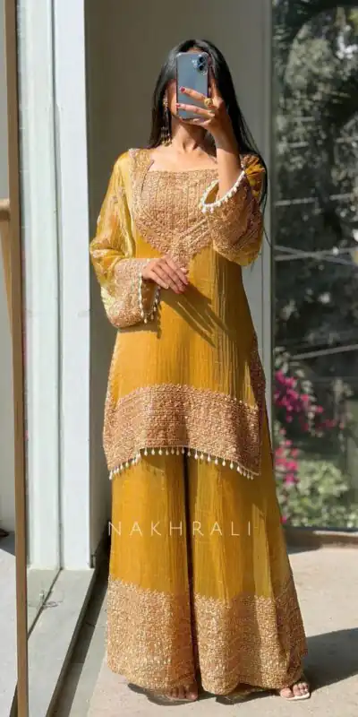 VLM 324 Mustered Fendy Silk Salwar Suit Perfect for Wedding, Party, Cultural Events, Sangeet, Housewarming – . Grab it for ₹2449. Delivery 4-6 Working Days | Jump Suits, Straight Suits, Casual Suits, Creative suits, Designer Suits, Palazzo Suits, Party Wear Suits, Patiala Suits, Salwar suit