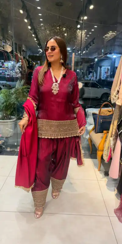 ZSR 3164 Red Fendy Silk Salwar Suitwith Embroidery Work & Lace Work. Now at just ₹2099. Delivery 4-6 Working Days. Shop now. | Jump Suits, Straight Suits, Casual Suits, Creative suits, Designer Suits, Palazzo Suits, Party Wear Suits, Patiala Suits, Salwar suit