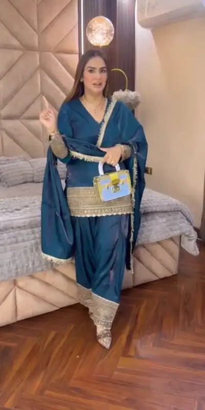 ZSR 3164 Teal Fendy Silk Salwar Suitwith Embroidery Work & Lace Work. Now at just ₹2099. Delivery 4-6 Working Days. Shop now. | Jump Suits, Straight Suits, Casual Suits, Creative suits, Designer Suits, Palazzo Suits, Party Wear Suits, Patiala Suits, Salwar suit
