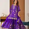 MD 3057 Purple Chinon Silk Salwar Suit with Embroidery Work & Lace Work. Affordable Price ₹2149. Delivery 4-6 Working Days. Shop now. | Jump Suits, Straight Suits, Casual Suits, Creative suits, Designer Suits, Palazzo Suits, Party Wear Suits, Patiala Suits, Salwar suit