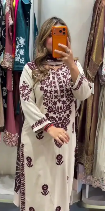 BE 474 Maroon Color Rayon Salwar Suit with Embroidery Work. Grab it for ₹1999. Delivery 4-6 Working Days. Online Shop now. | Jump Suits, Straight Suits, Casual Suits, Creative suits, Designer Suits, Palazzo Suits, Party Wear Suits, Patiala Suits, Salwar suit