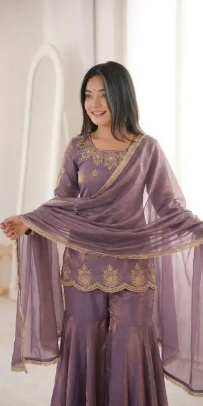 ZSR 3166 Purple Color Fendy Silk With Embroidery Work Salwar Suit. Get it for ₹2149. Delivery 4-6 Working Days. Online Shop now. | Jump Suits, Straight Suits, Casual Suits, Creative suits, Designer Suits, Palazzo Suits, Party Wear Suits, Patiala Suits, Salwar suit