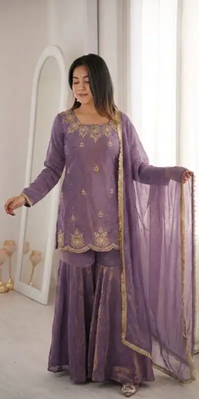ZSR 3166 Purple Color Fendy Silk With Embroidery Work Salwar Suit. Get it for ₹2149. Delivery 4-6 Working Days. Online Shop now. | Jump Suits, Straight Suits, Casual Suits, Creative suits, Designer Suits, Palazzo Suits, Party Wear Suits, Patiala Suits, Salwar suit