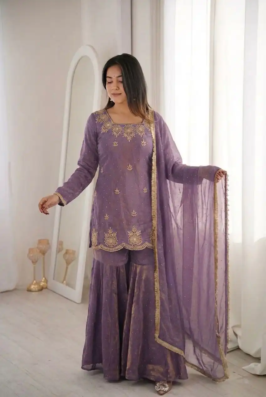 ZSR 3166 Purple Color Fendy Silk With Embroidery Work Salwar Suit. Get it for ₹2149. Delivery 4-6 Working Days. Online Shop now. | Jump Suits, Straight Suits, Casual Suits, Creative suits, Designer Suits, Palazzo Suits, Party Wear Suits, Patiala Suits, Salwar suit