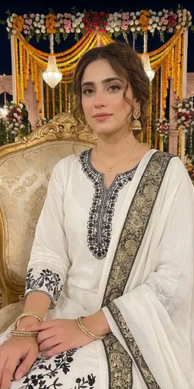LG 2107 White Rayon Salwar Suit with Embroidery Work & Mirror Work. Grab it for ₹1999. Delivery 4-6 Working Days. Shop now. | Jump Suits, Straight Suits, Casual Suits, Creative suits, Designer Suits, Palazzo Suits, Party Wear Suits, Patiala Suits, Salwar suit
